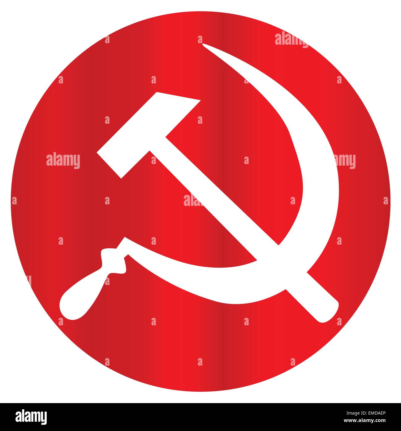 Russian Hammer and Sickle Stock Vector Image & Art - Alamy