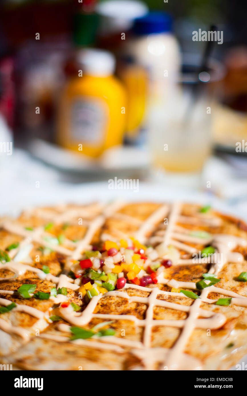 Lobster quesadillas Stock Photo