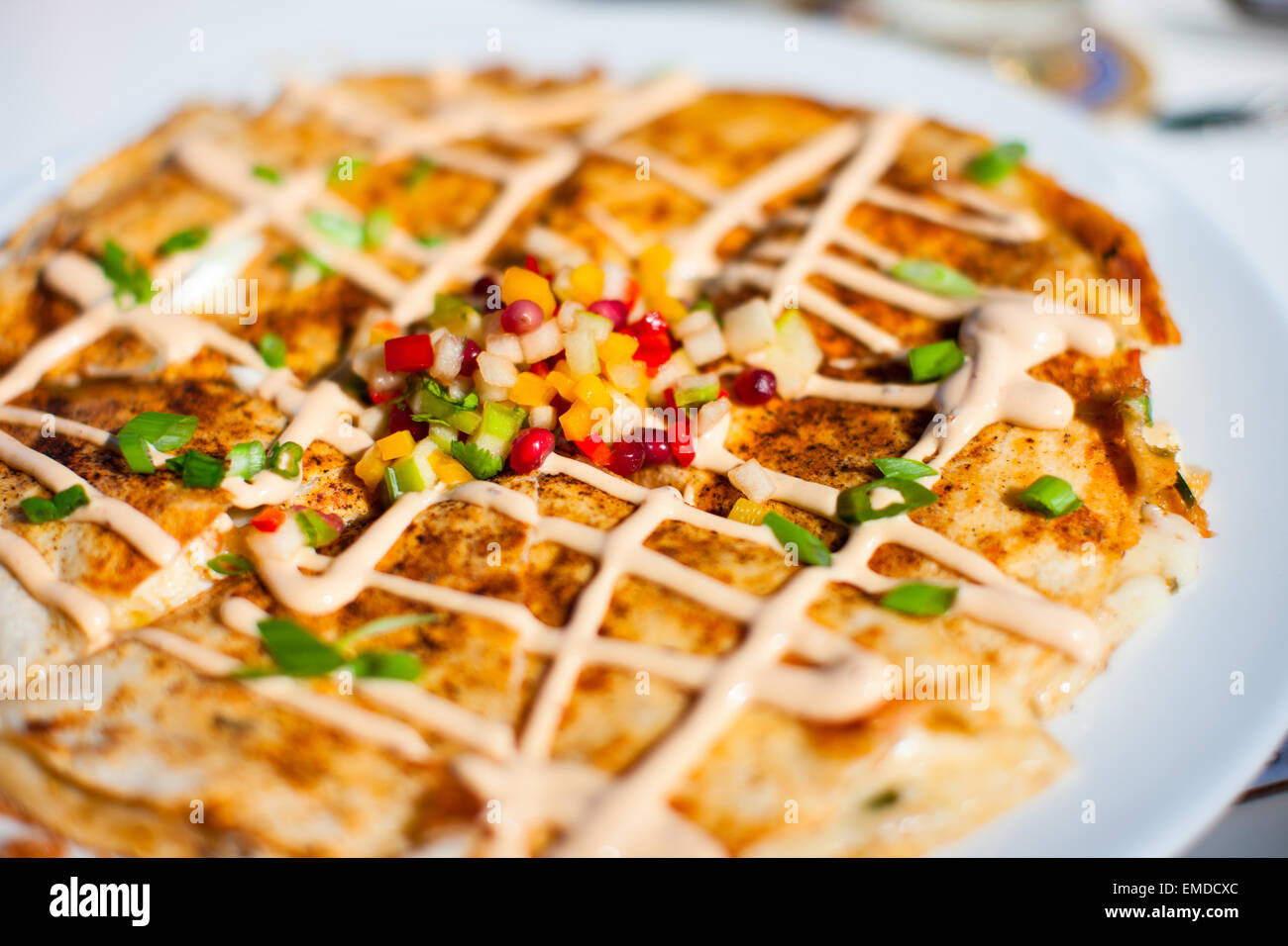 Lobster quesadillas Stock Photo