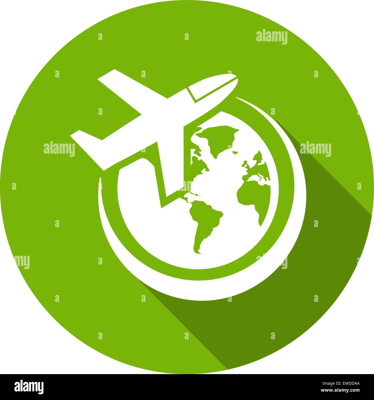 Eco Flat Icon Stock Vector Image & Art - Alamy