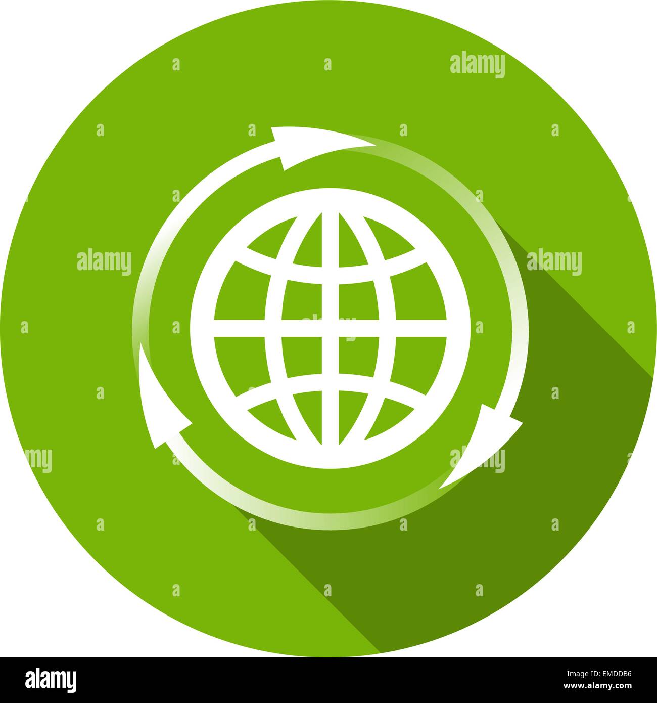 Eco Flat Icon Stock Vector Image & Art - Alamy