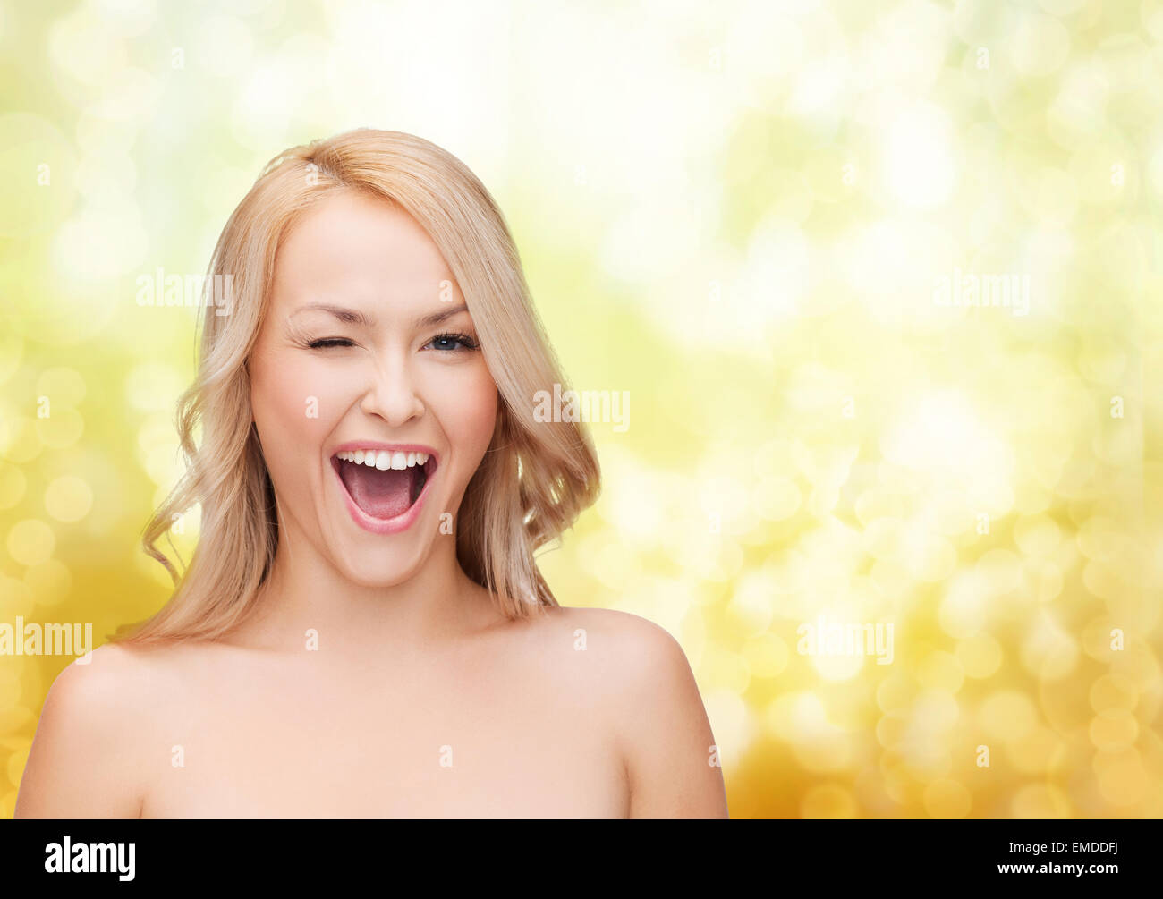 beautiful-woman-with-long-wavy-hair-stock-photo-alamy