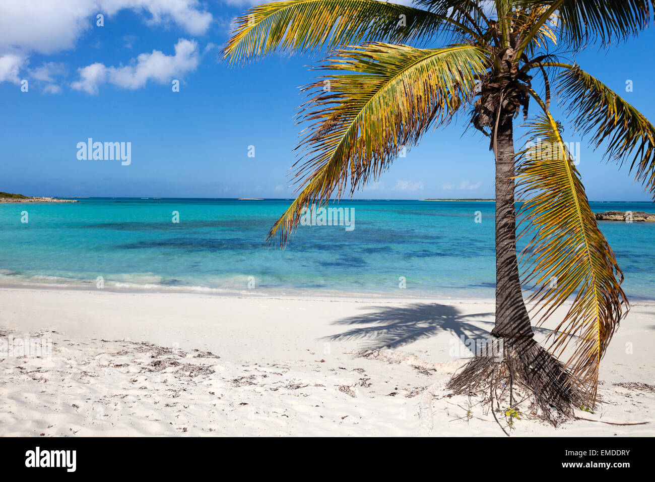 Beautiful Caribbean beach Stock Photo