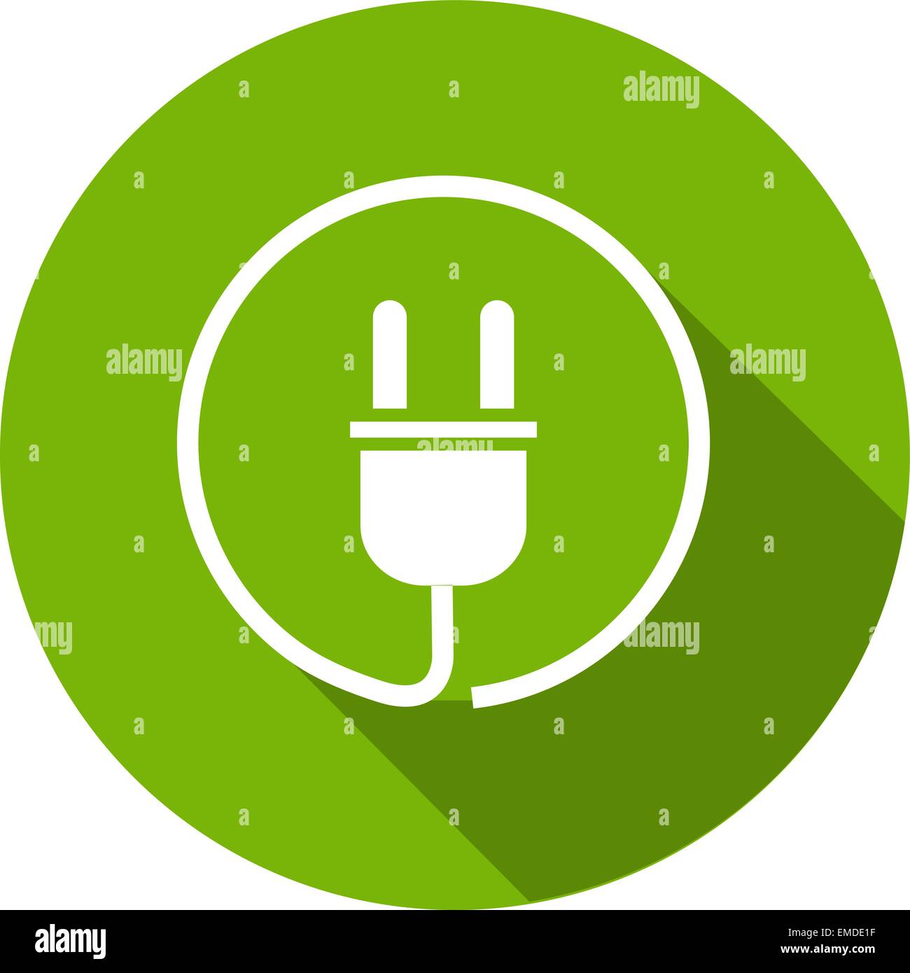 Eco Flat Icon Stock Vector Image & Art - Alamy