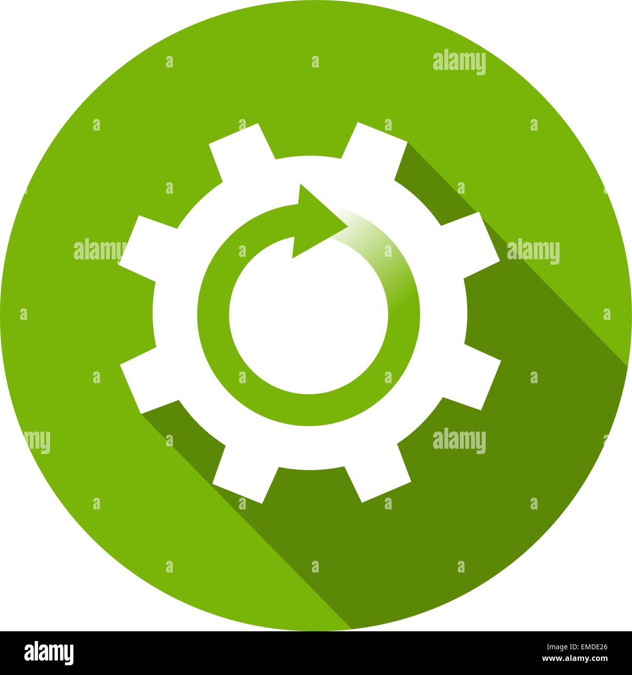 Eco Flat Icon Stock Vector Image & Art - Alamy