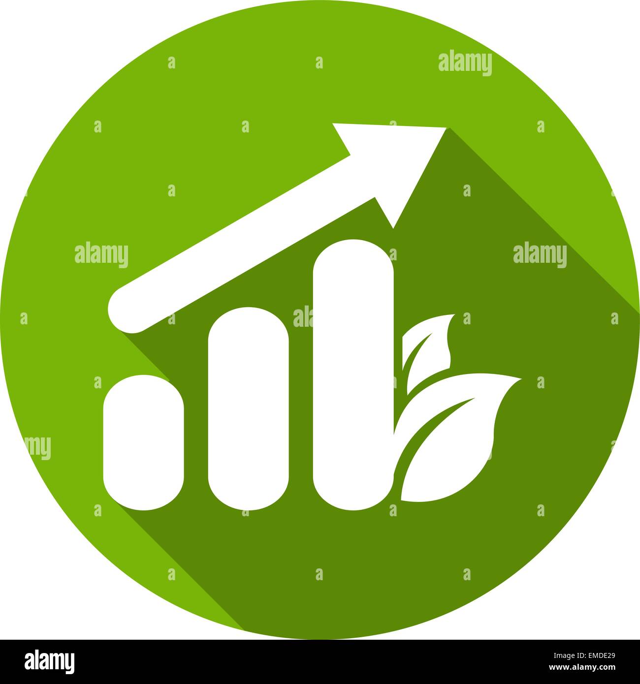 Eco Flat Icon Stock Vector Image & Art - Alamy