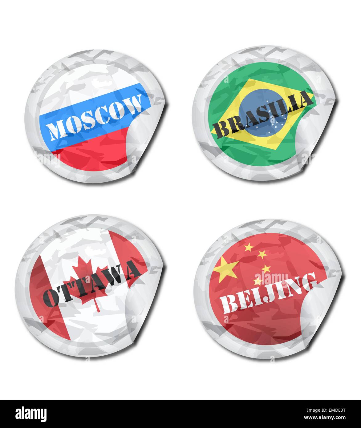 national flags tags Stock Vector Image & Art Alamy