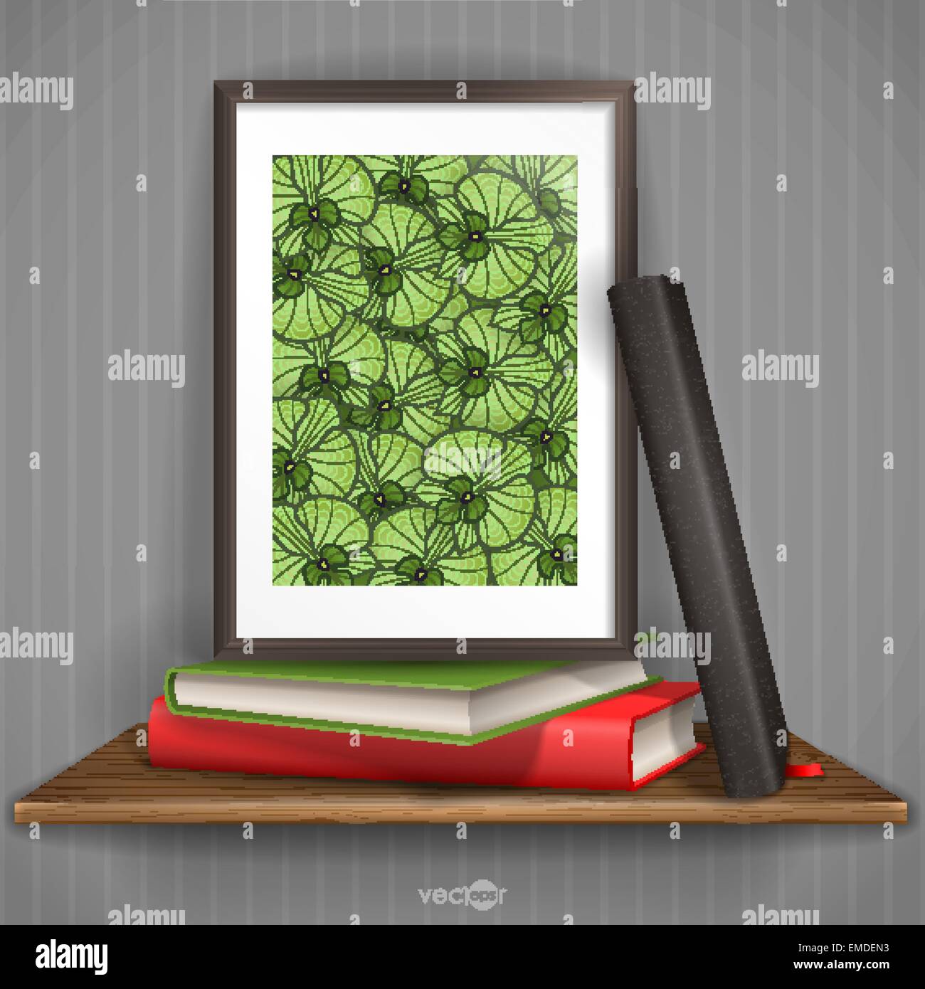 Book shelf space Stock Vector Images - Alamy