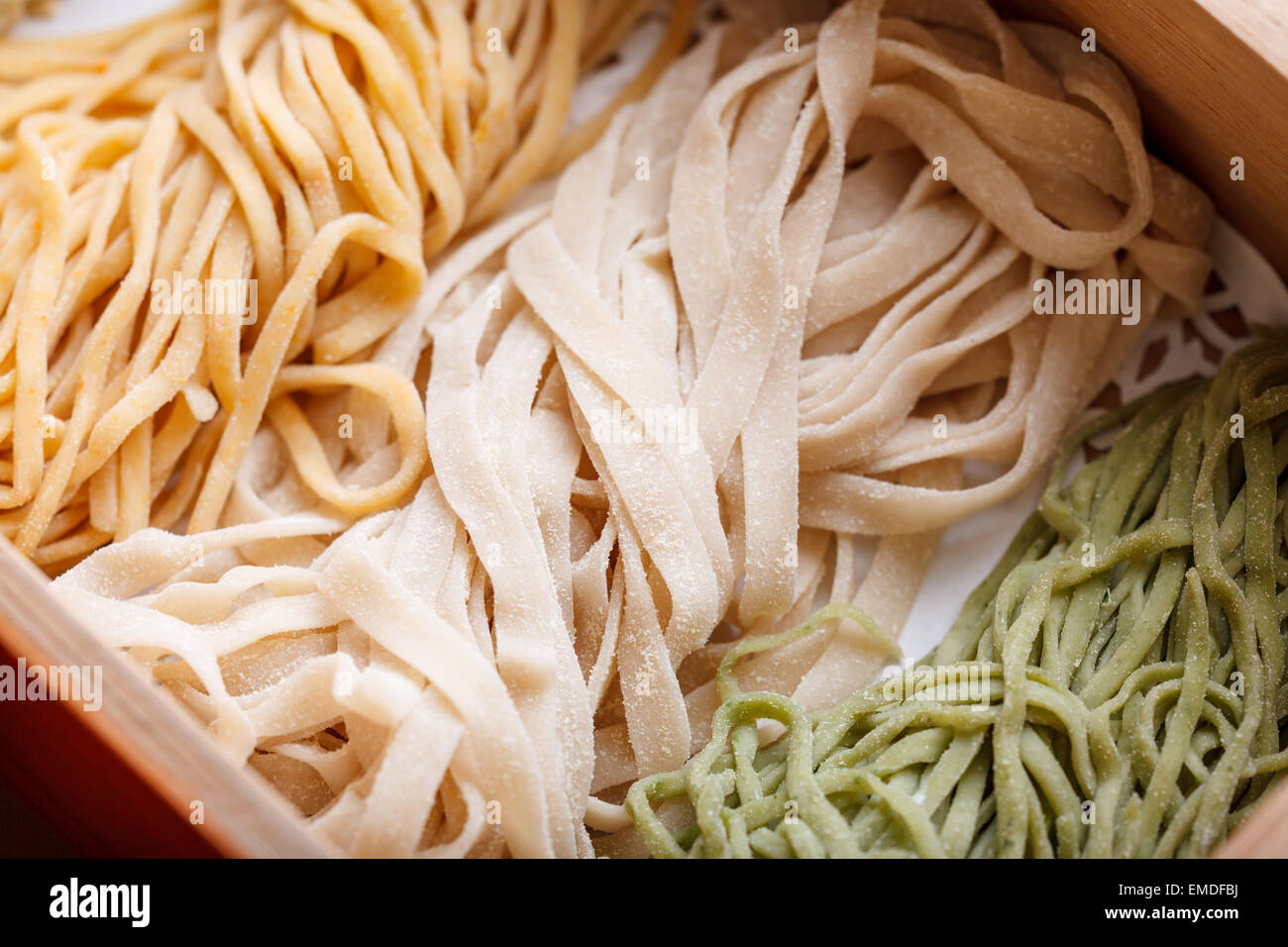 Chinese food, thin egg noodles Stock Photo Alamy