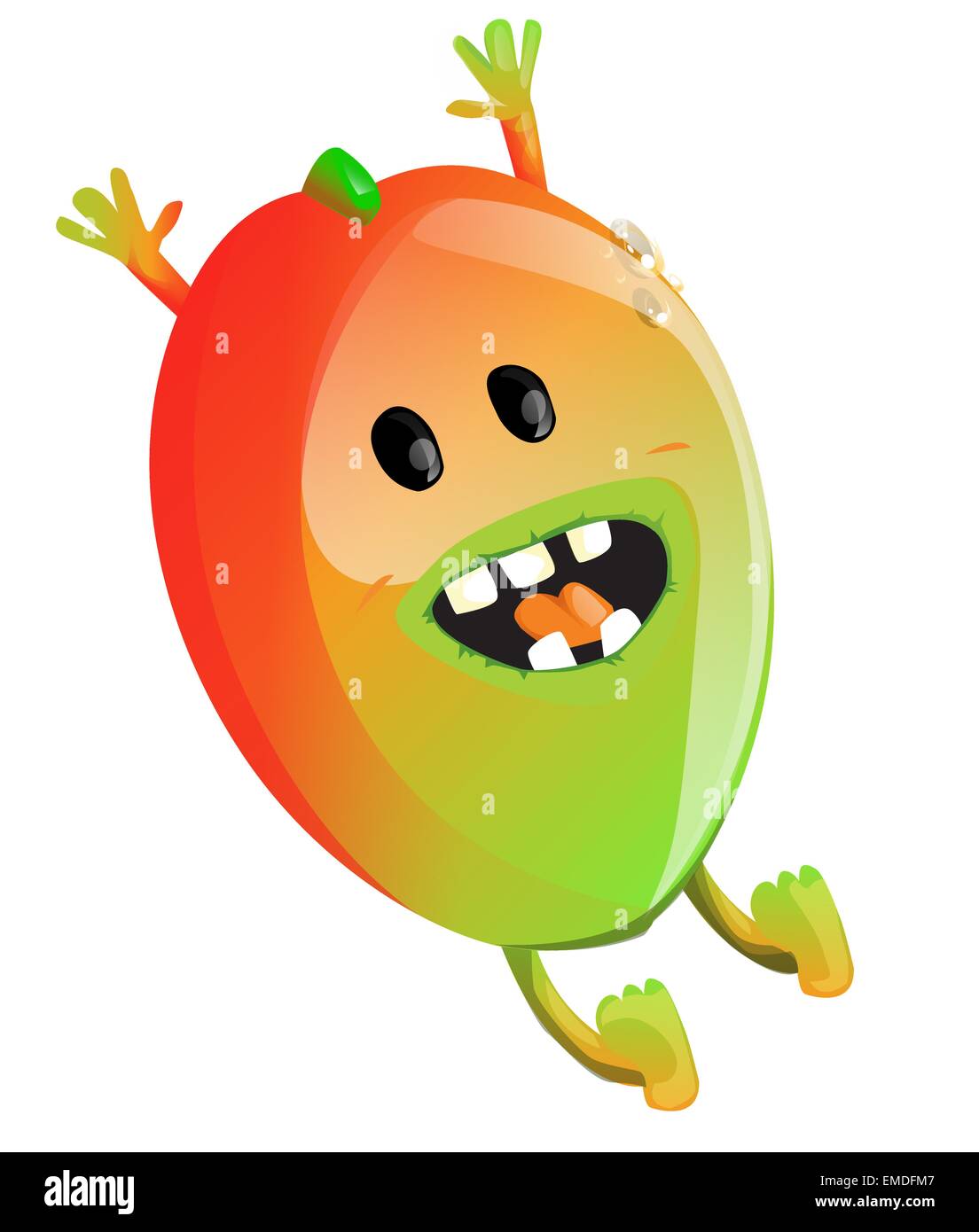 Cartoon mango Stock Vector Images Alamy