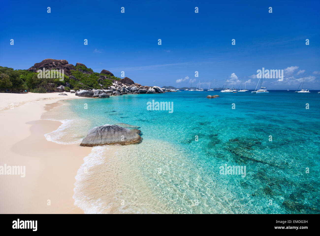 Spring Bay Beach Beautiful virgin beach hi-res stock photography and images - Alamy