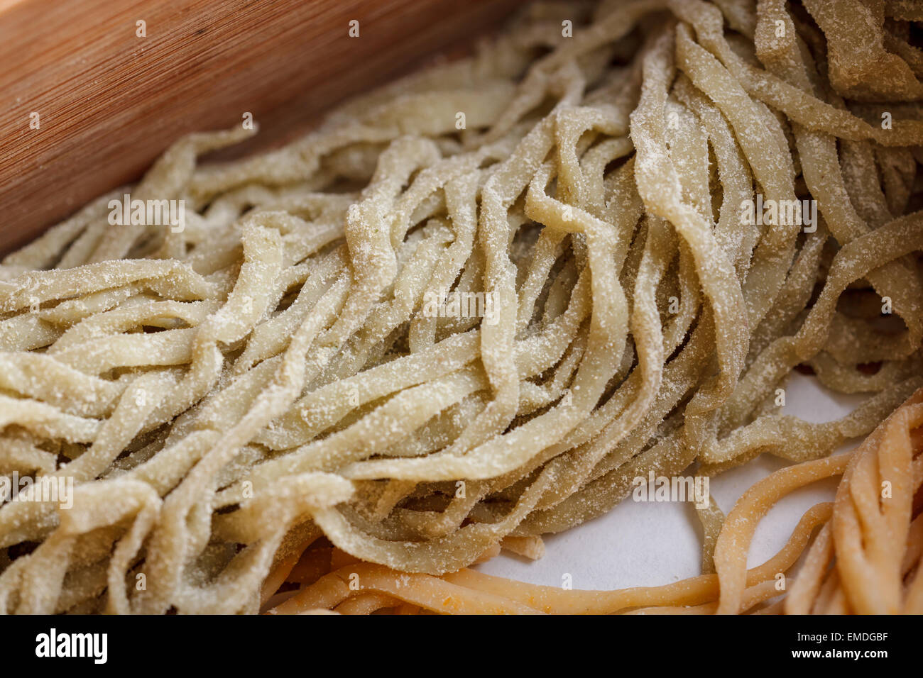 Chinese food, thin egg noodles Stock Photo Alamy