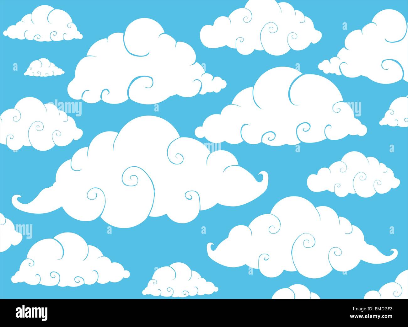Cloud background Stock Vector
