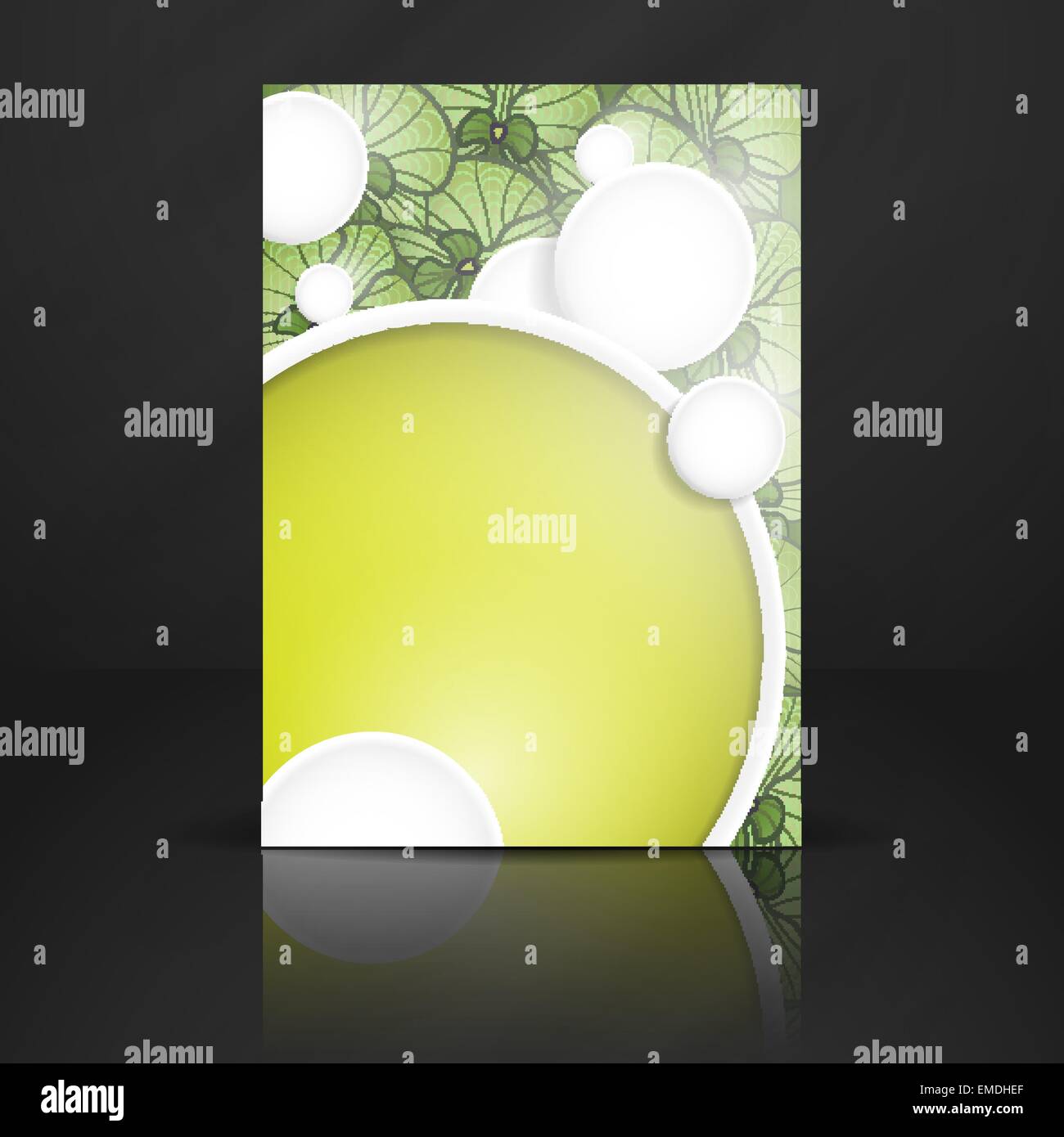 Abstract Background With White Paper Circles Stock Vector Image & Art ...