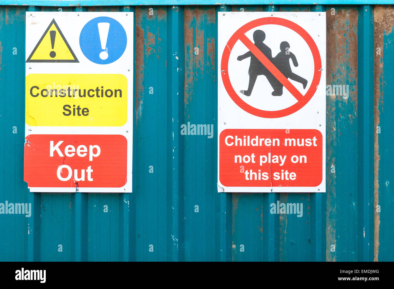 Construction Site Safety Sign Hi-res Stock Photography And Images - View #2