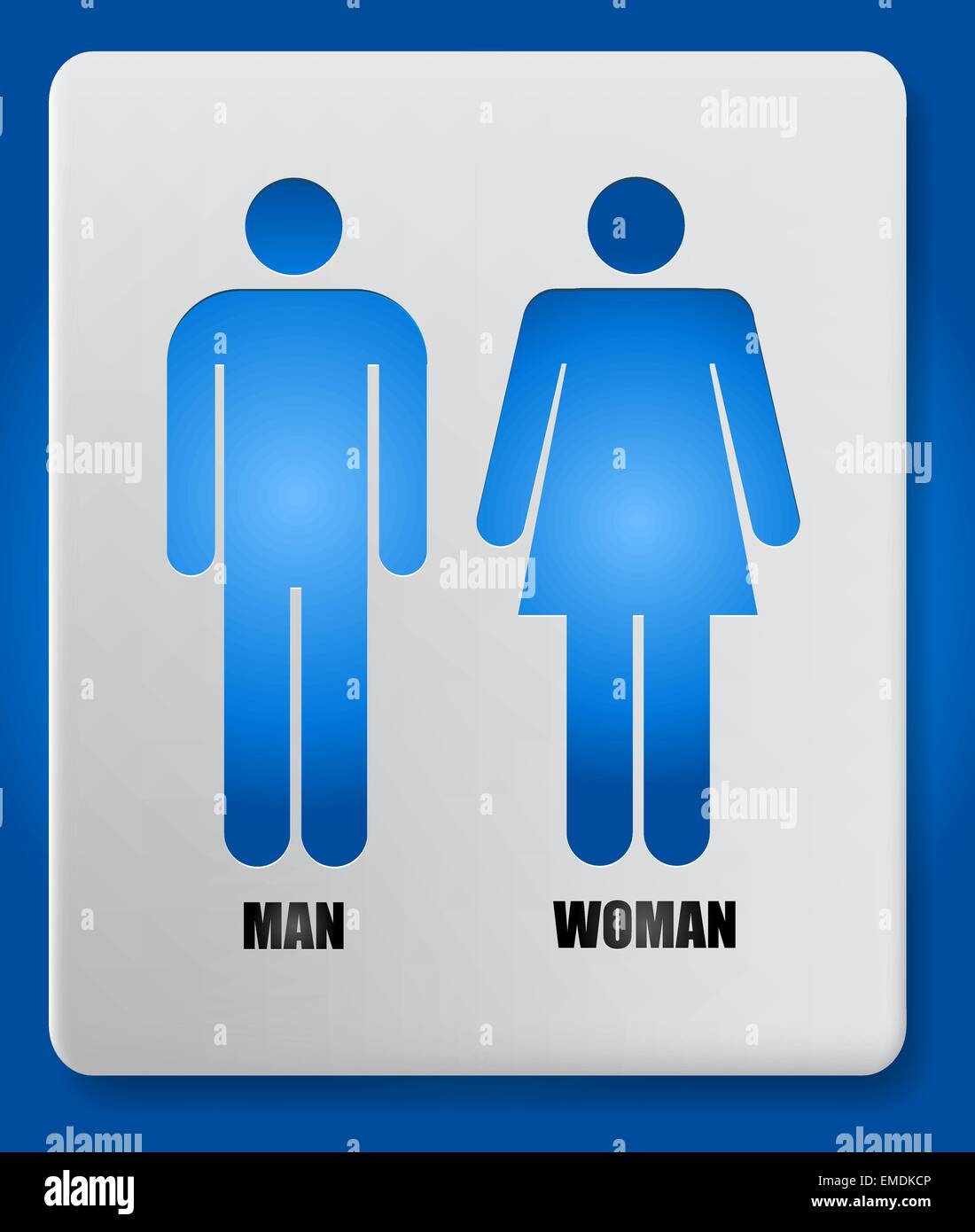 Vector Man and Woman icon Stock Vector Image & Art - Alamy