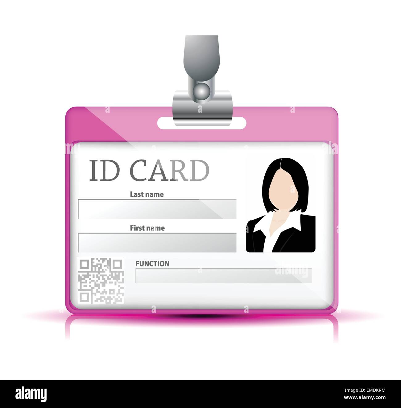 ID Card Stock Vector