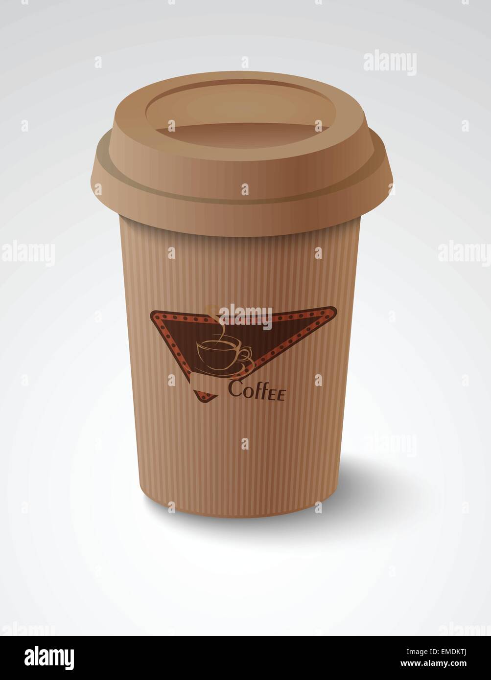 Coffee white paper cup Stock Vector Images - Alamy