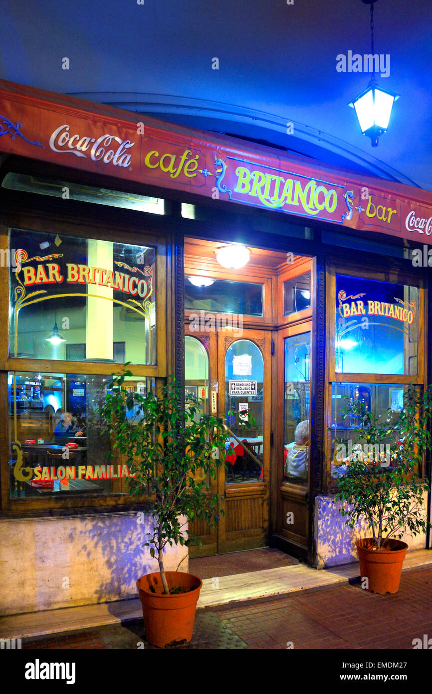 Bar Britanico. (Britanic bar). San Telmo, Buenos Aires, Argentina Stock Photo