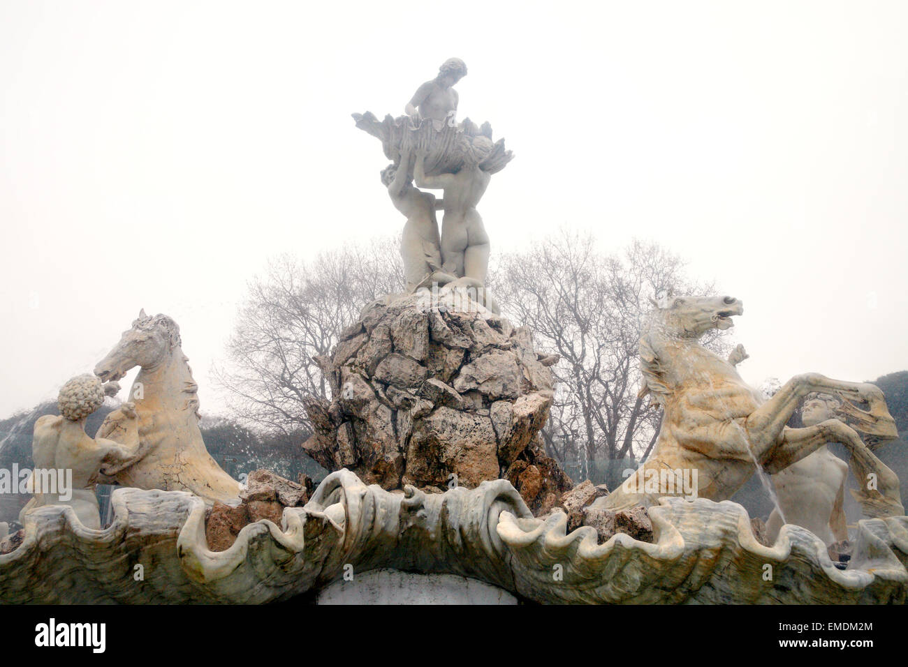 Las Nereidas sculpture, by Lola Mora. Puerto Madero, Buenos Aires,  Argentina Stock Photo