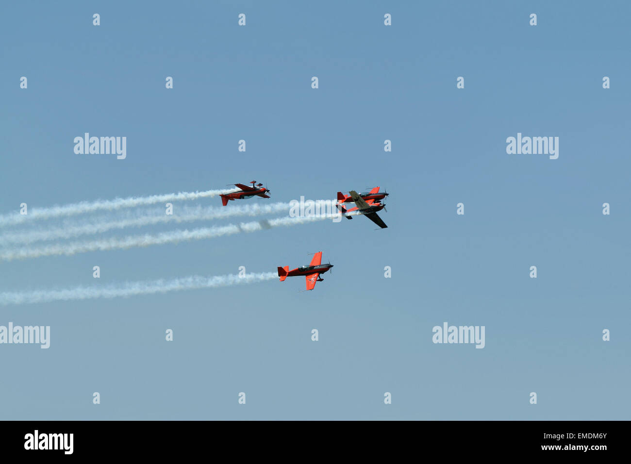 Planes flying upside down Stock Photo - Alamy