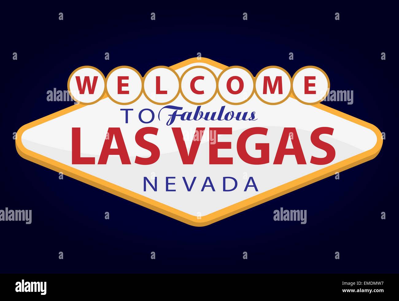Las Vegas Sign Stock Vector Image & Art Alamy