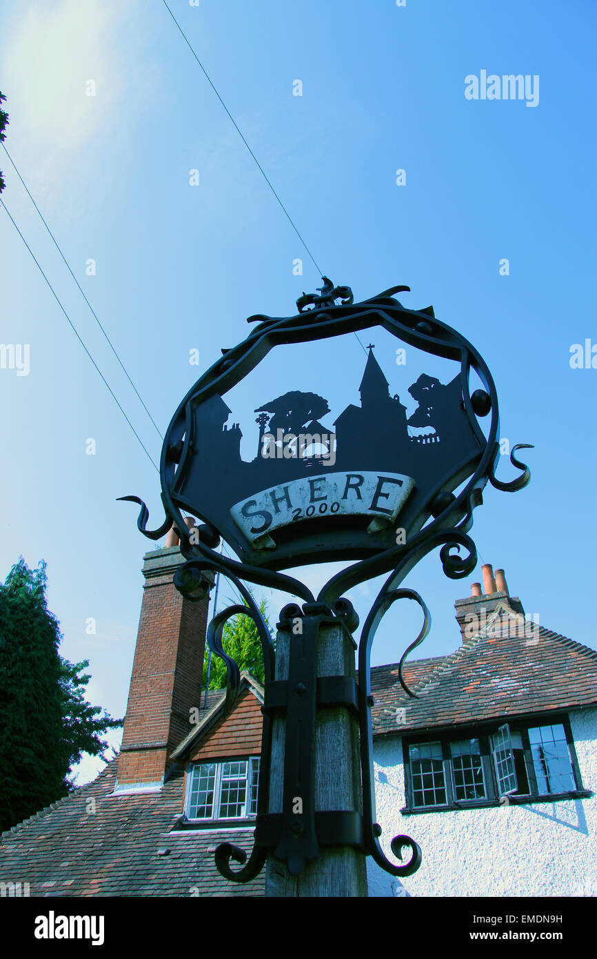 Shere town England Stock Photo Alamy