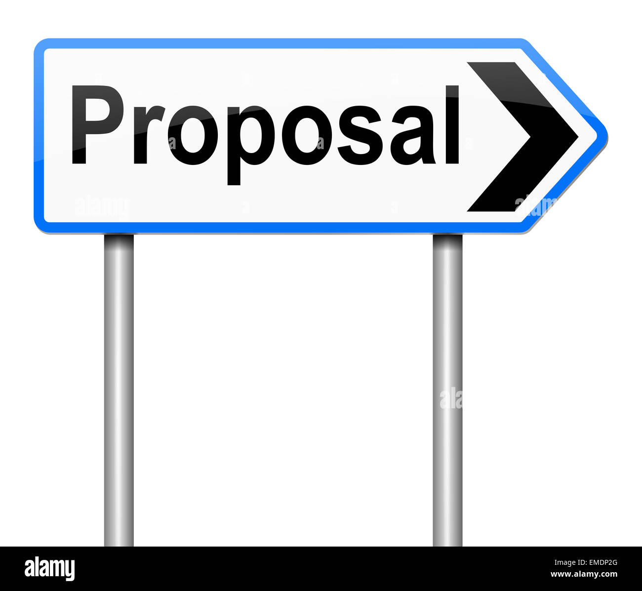 Proposal concept. Stock Photo