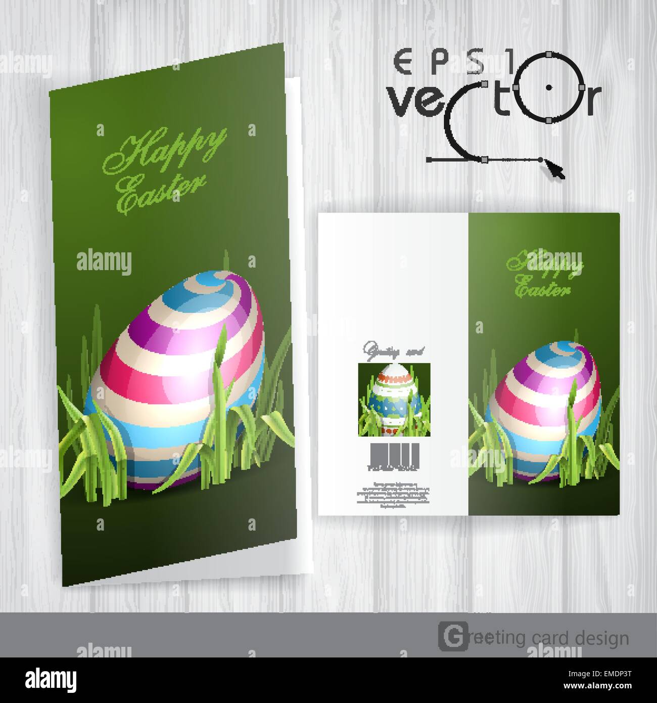 Easter Background With Eggs In Grass Stock Vector Image & Art - Alamy
