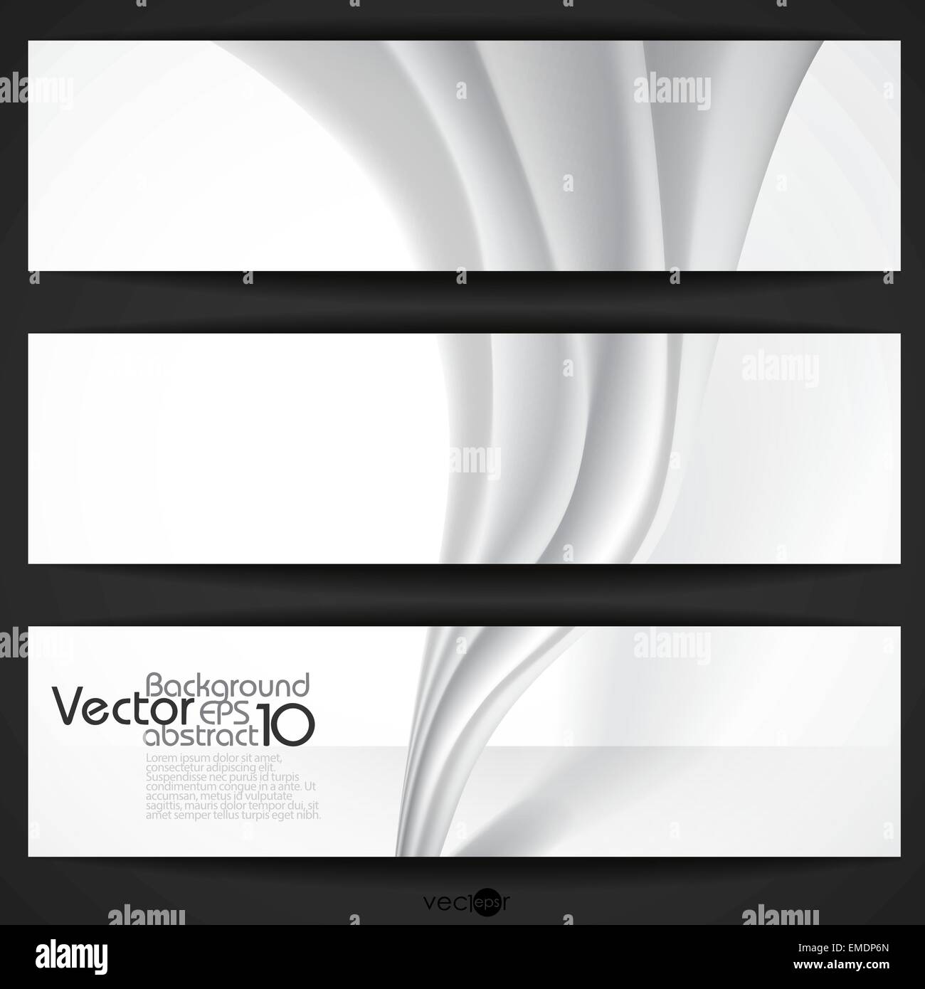 Abstract Gray Wavy Background Stock Vector Image & Art - Alamy