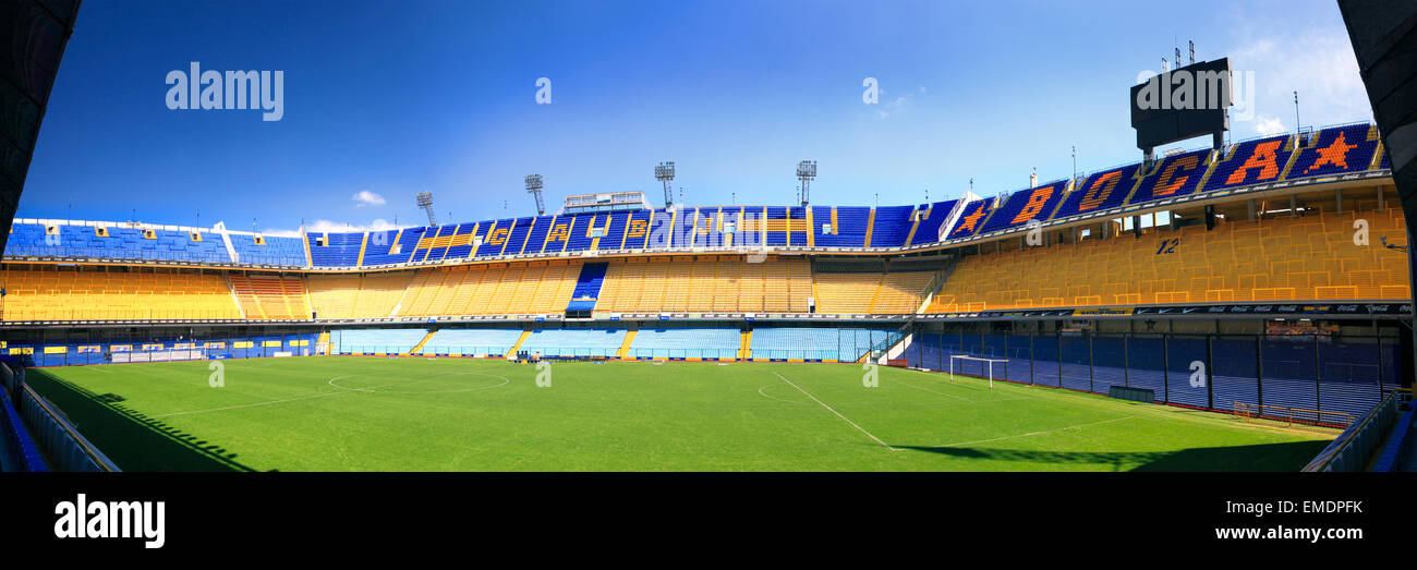Boca Juniors football stadium and muyseum. la Boca, Buenos Aires, Argentina Stock Photo