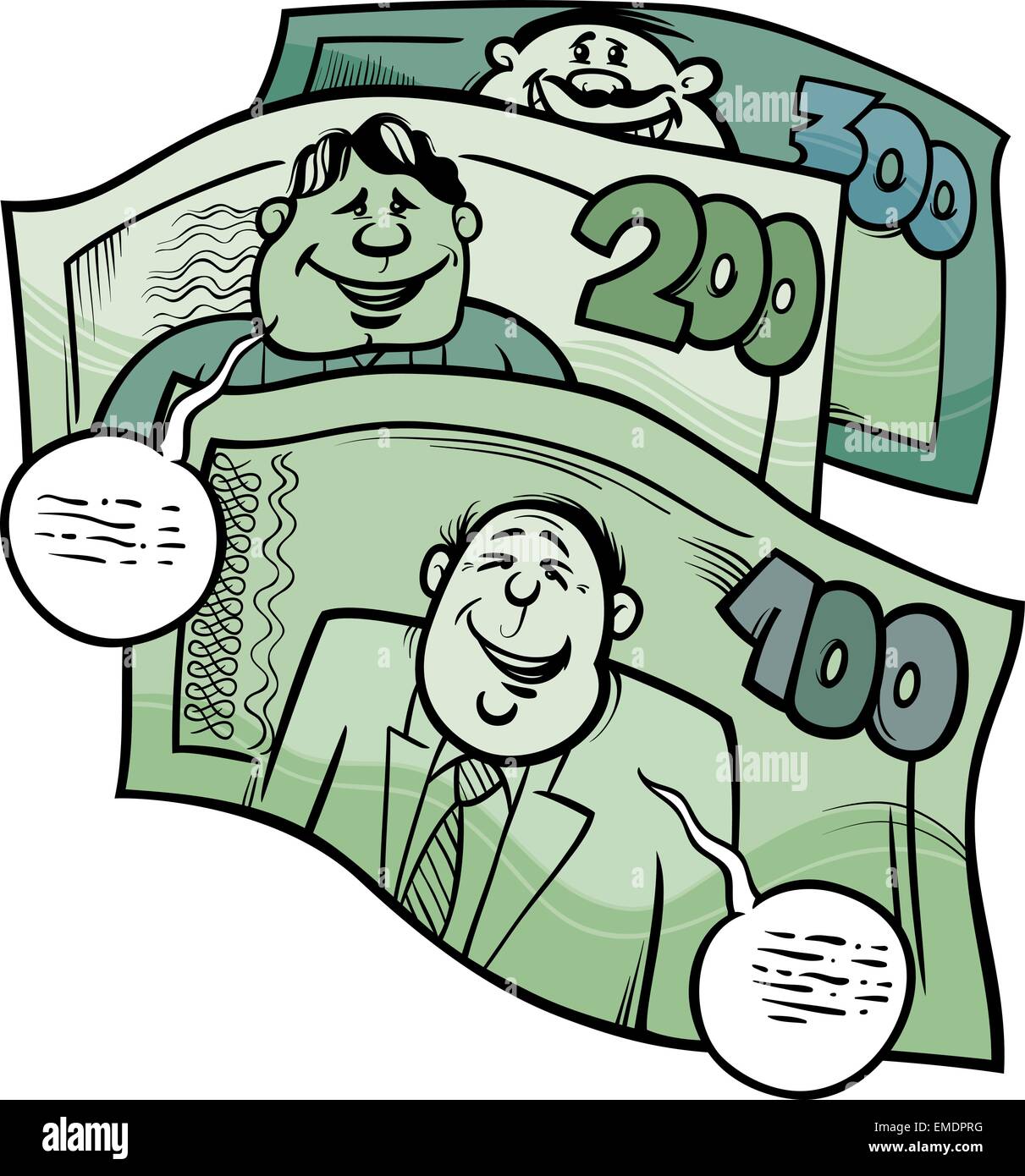 money talks saying cartoon illustration Stock Vector Image & Art Alamy