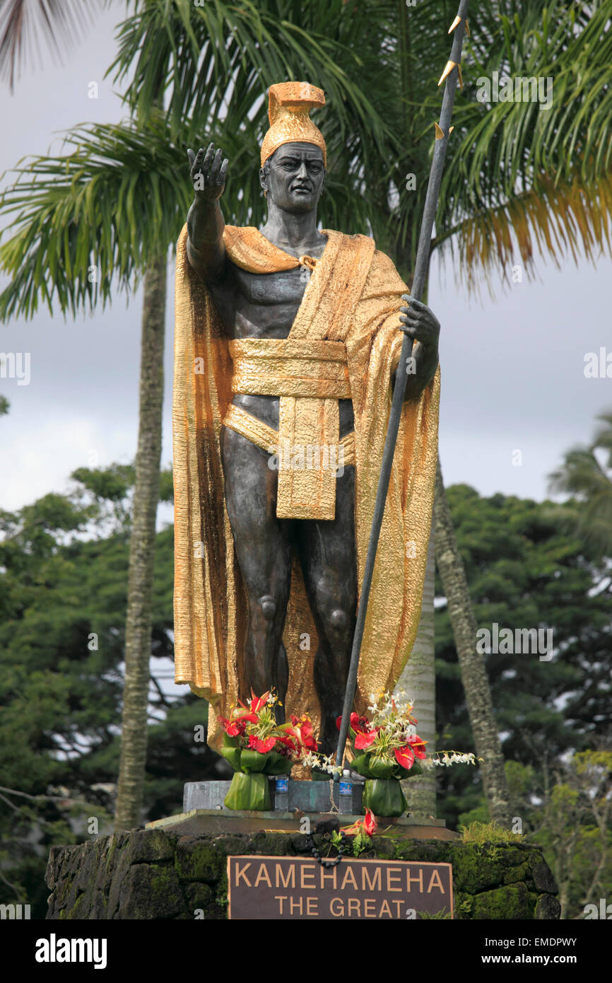King kamehameha statue hilo island hires stock photography and images Alamy