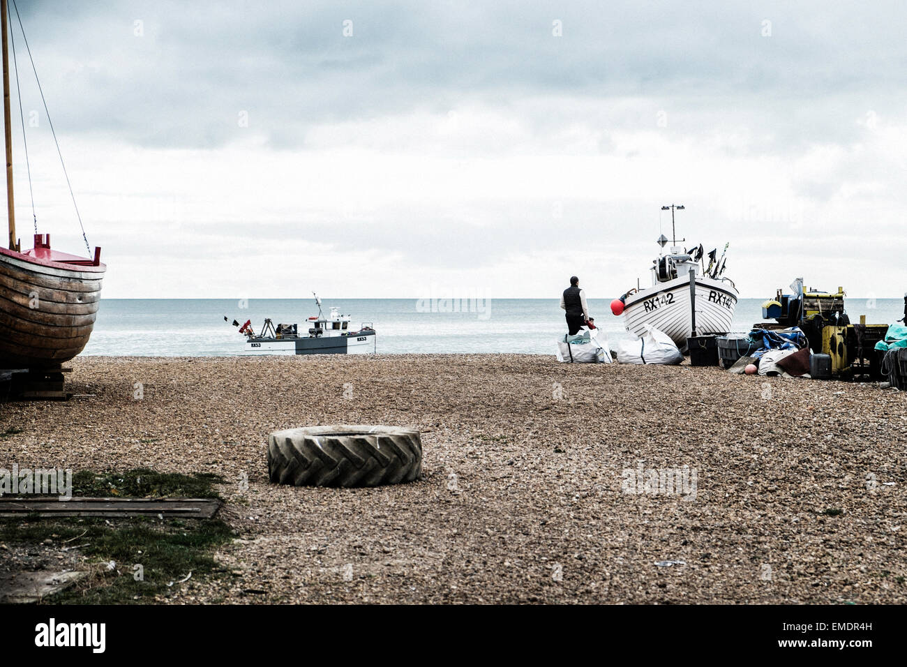 Seafront at Hastings, England Stock Photo Alamy