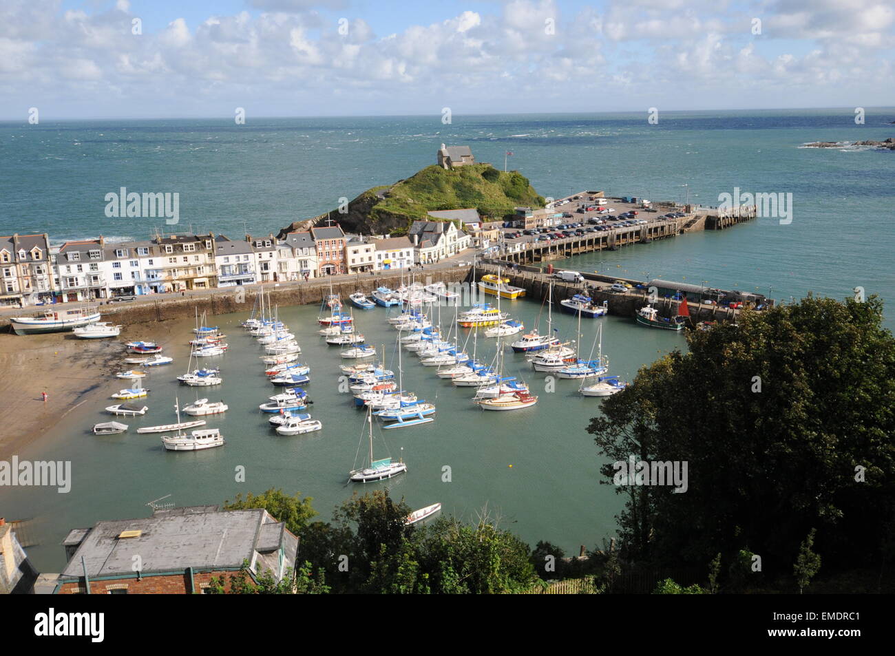 Ilfracombe Quay Harbour and Pier, Ilfracombe North Devon Stock Photo ...