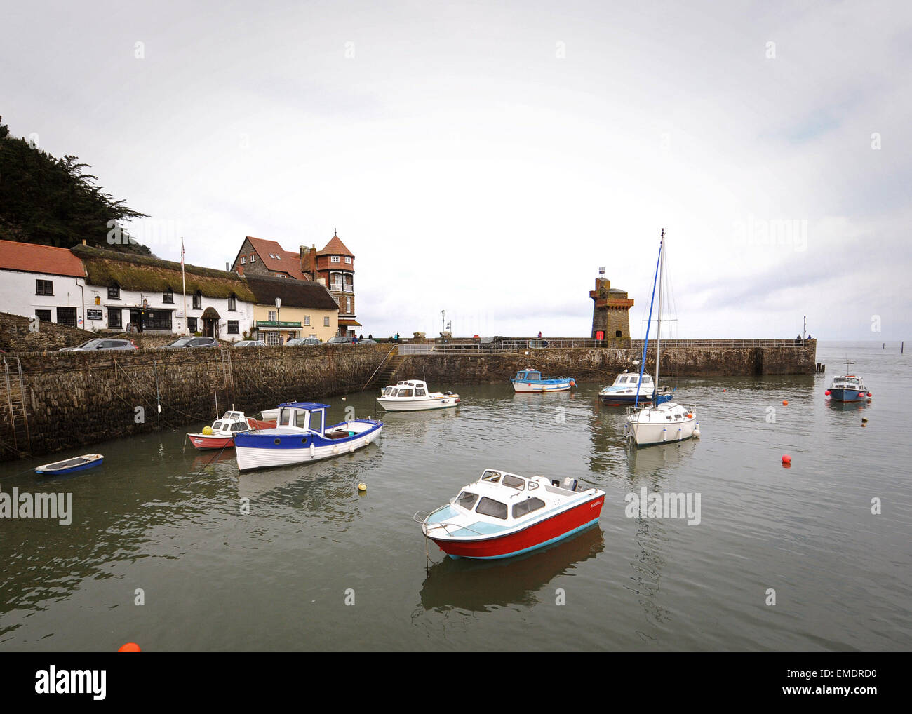 Lynmouth Harbour, Lynton and Lynmouth, North Devon Stock Photo Alamy