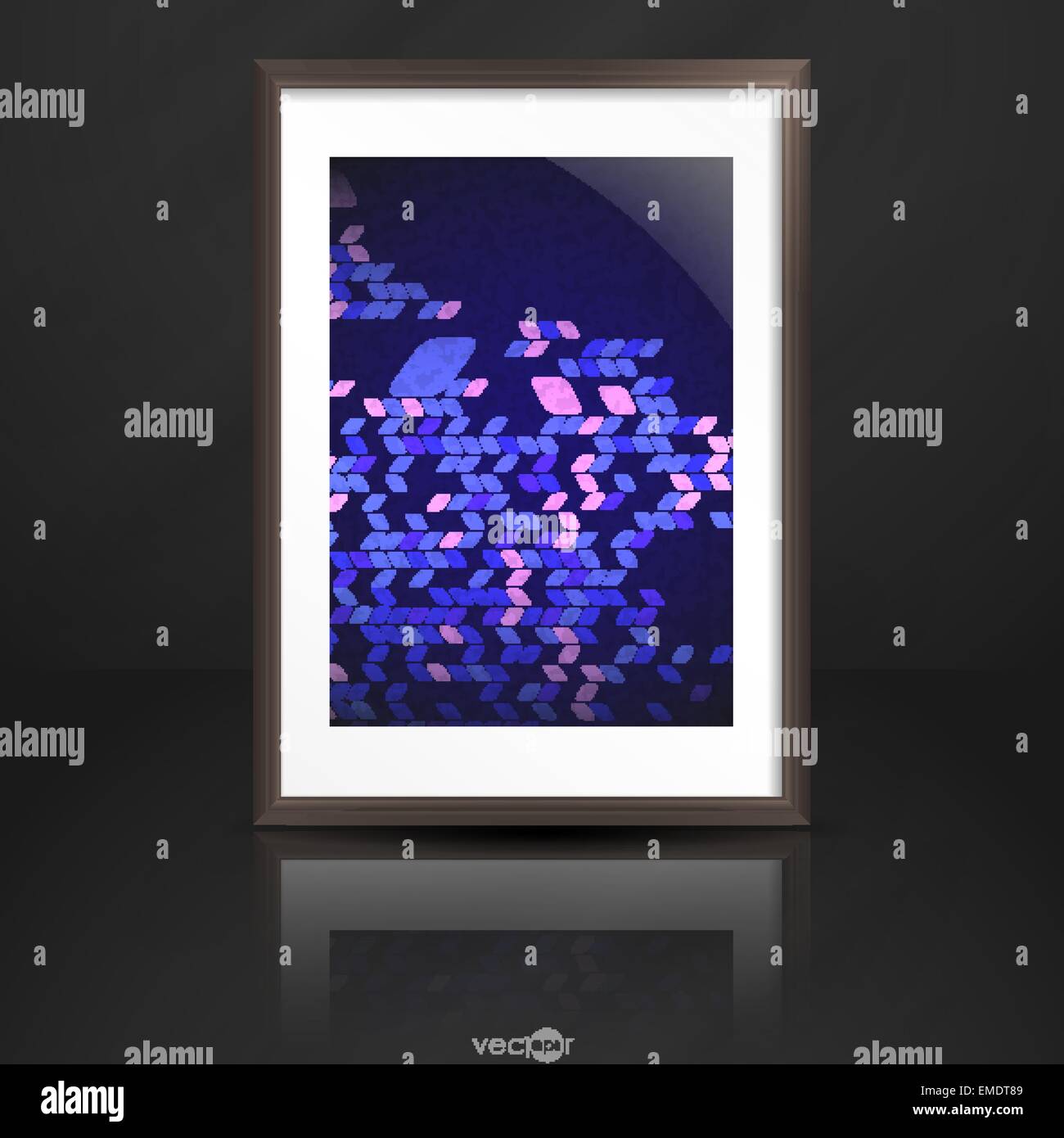 Wood Shelf With Photo Frame Stock Vector Image & Art Alamy