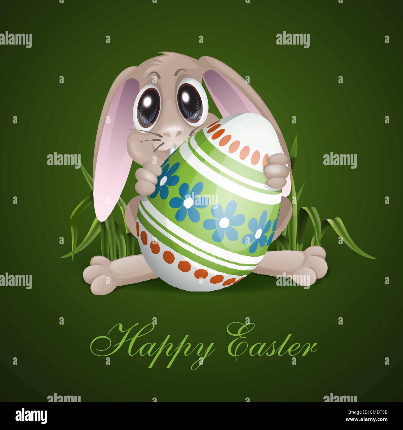 Colorful easter egg illustration Stock Vector Images - Alamy