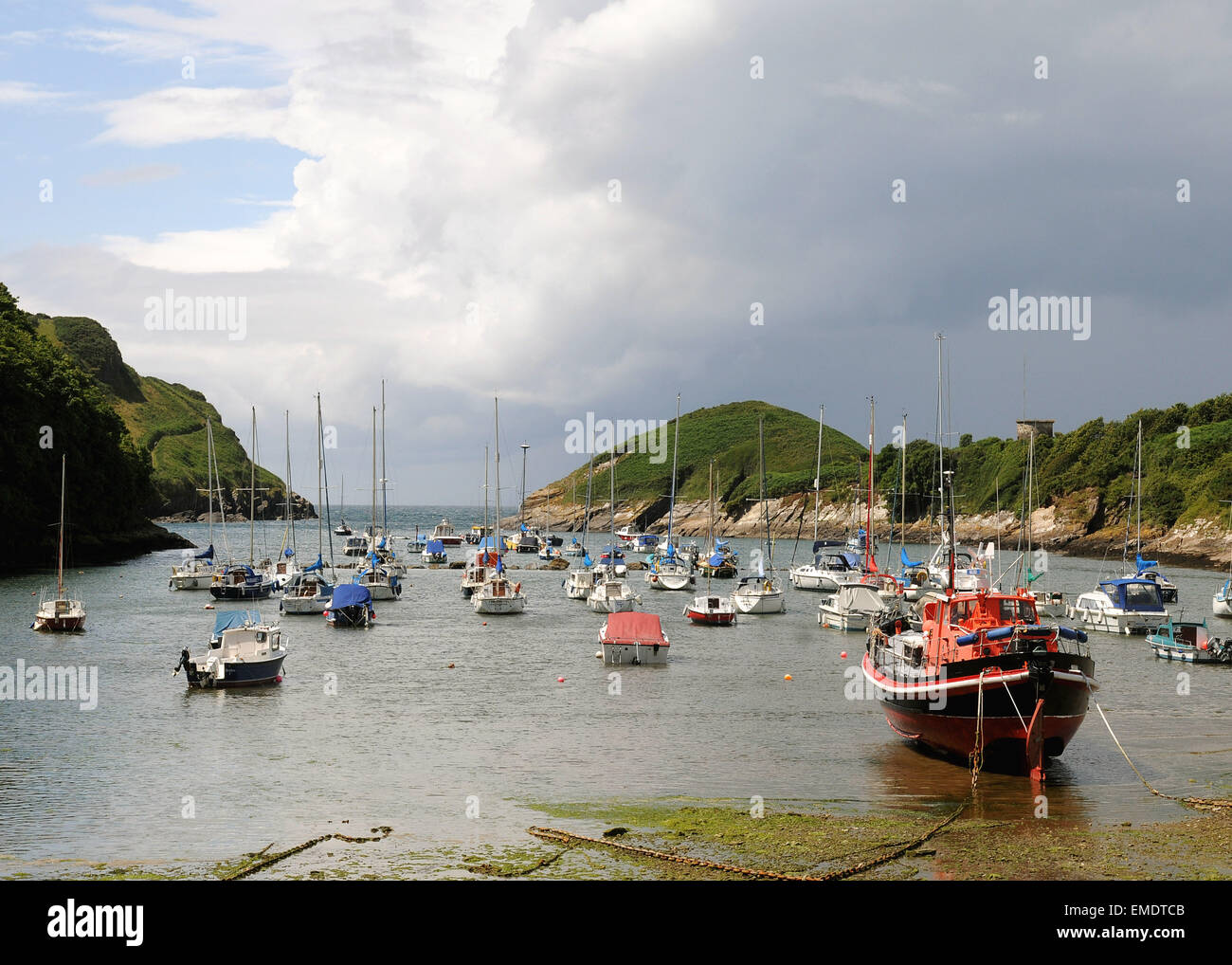 Watermouth Cove Near Ilfracombe Watermouth Harbour Stock Photo
