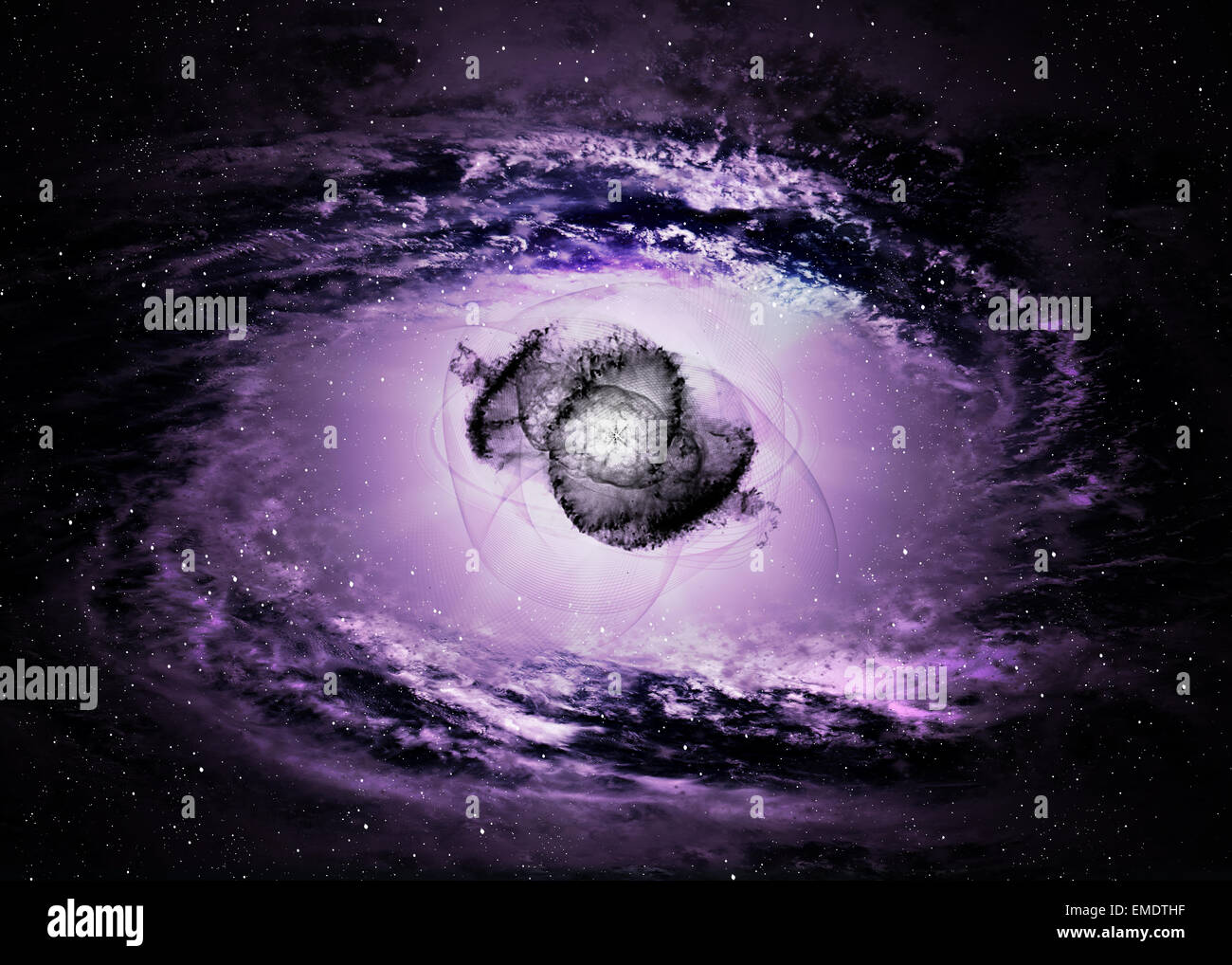 Black hole in space hi-res stock photography and images - Alamy
