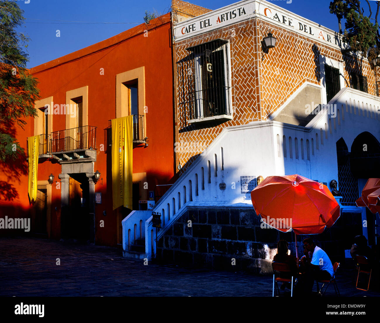 Puebla Mexico Artists Quarter Stock Photo