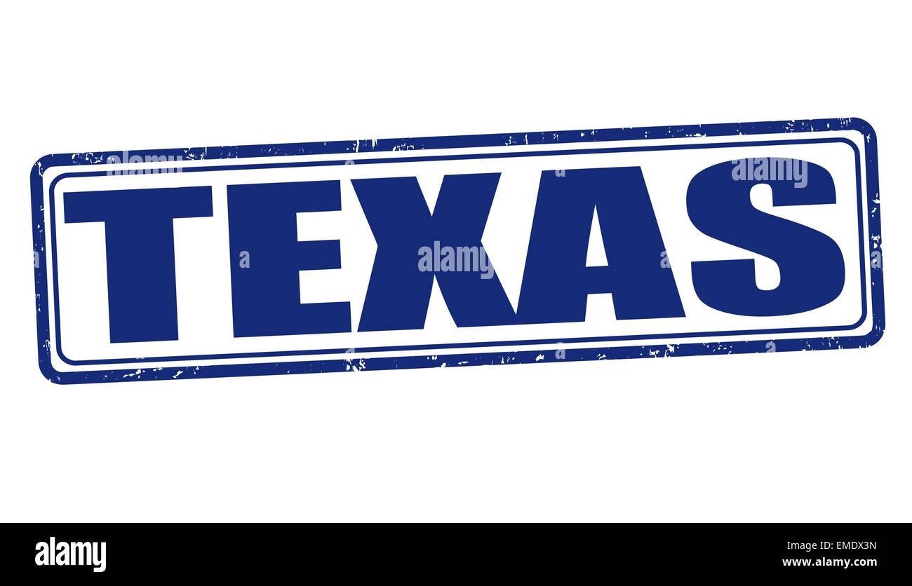 Texas stamp Stock Vector