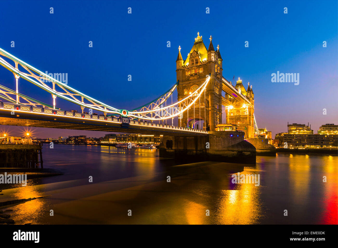 Tower Bridge during golden hour Stock Photo - Alamy