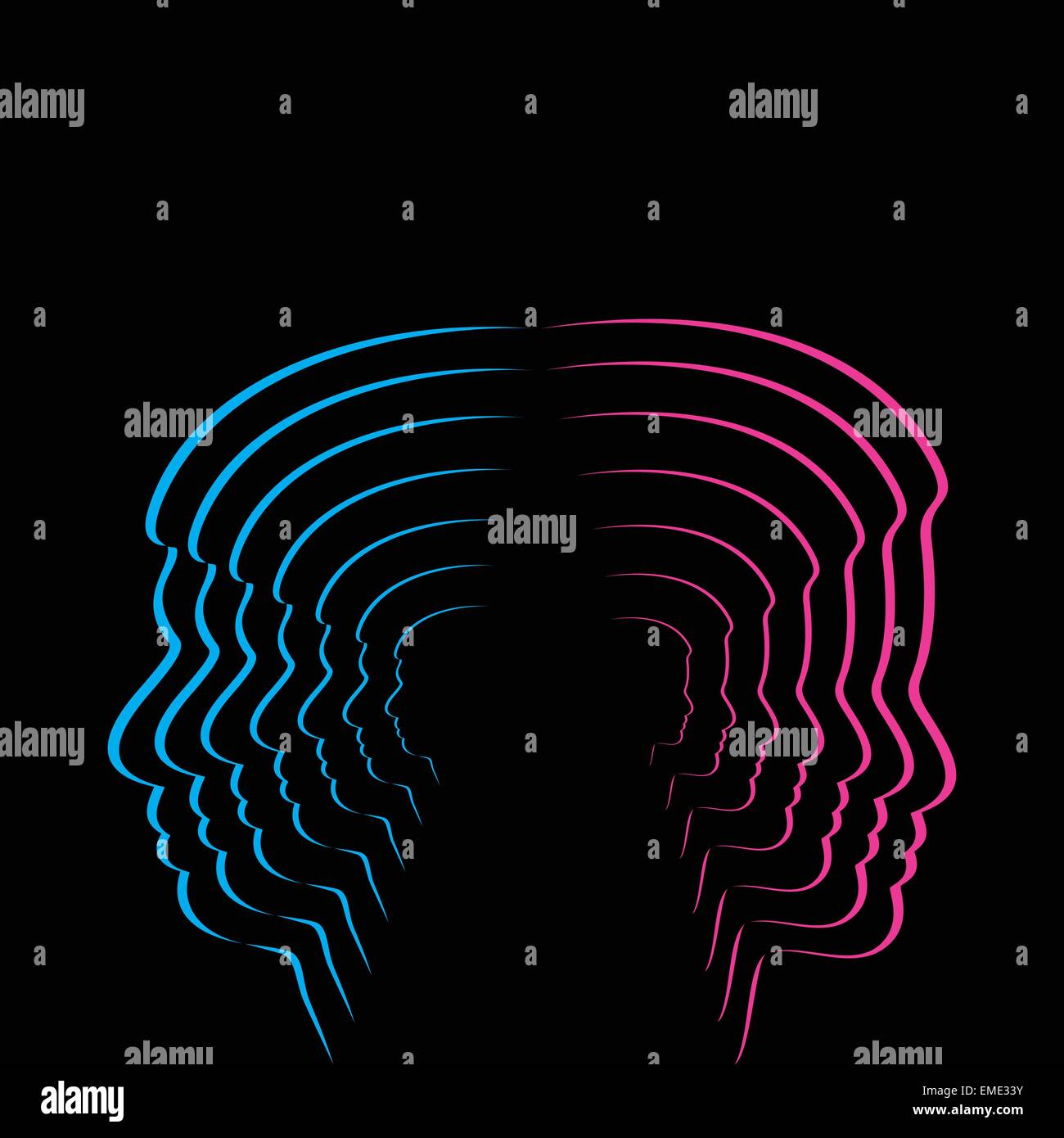 Women shape illustration Stock Vector Images - Alamy