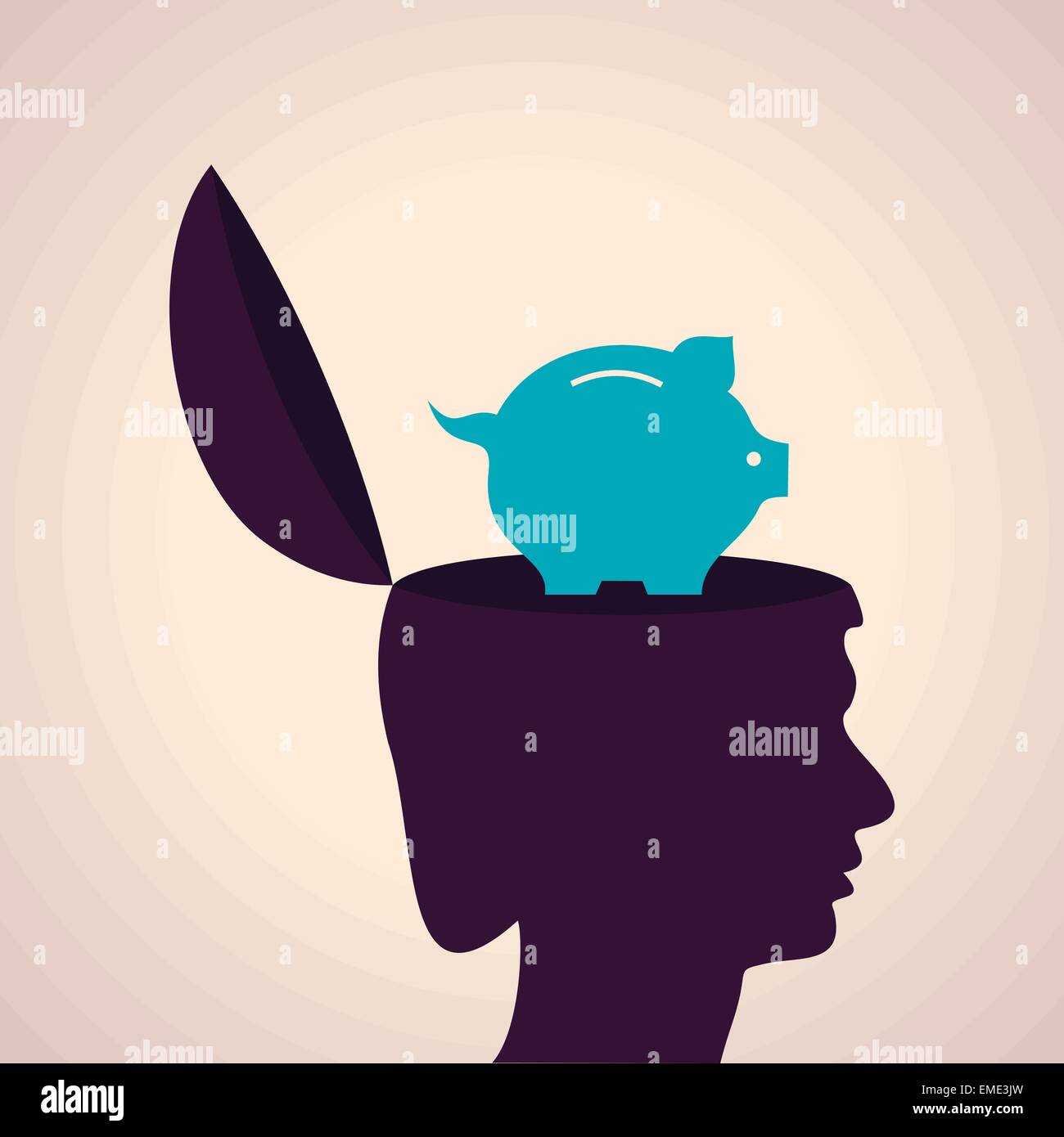 human piggy bank