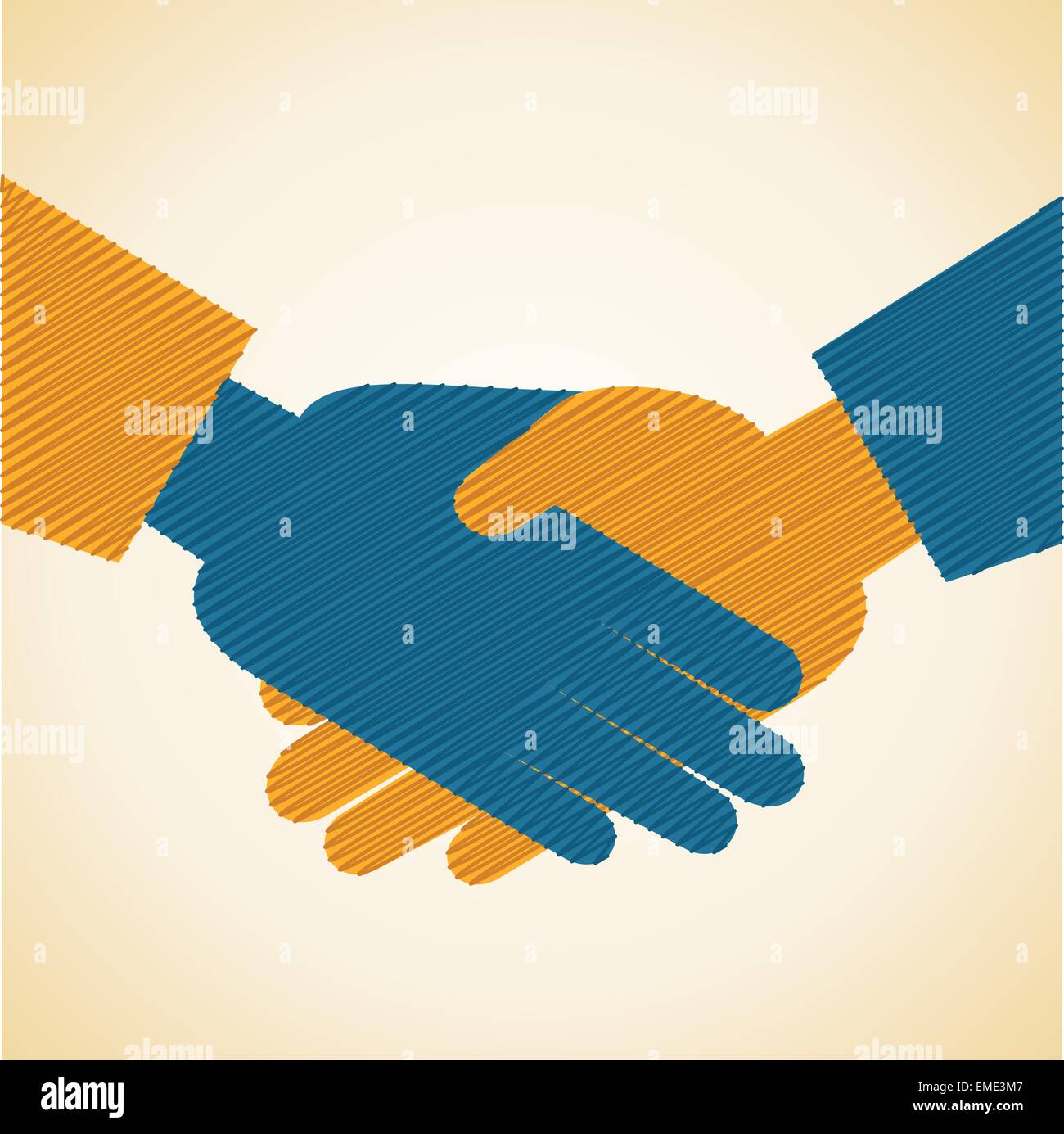 Illustration of businessman handshake background Stock Vector Image ...