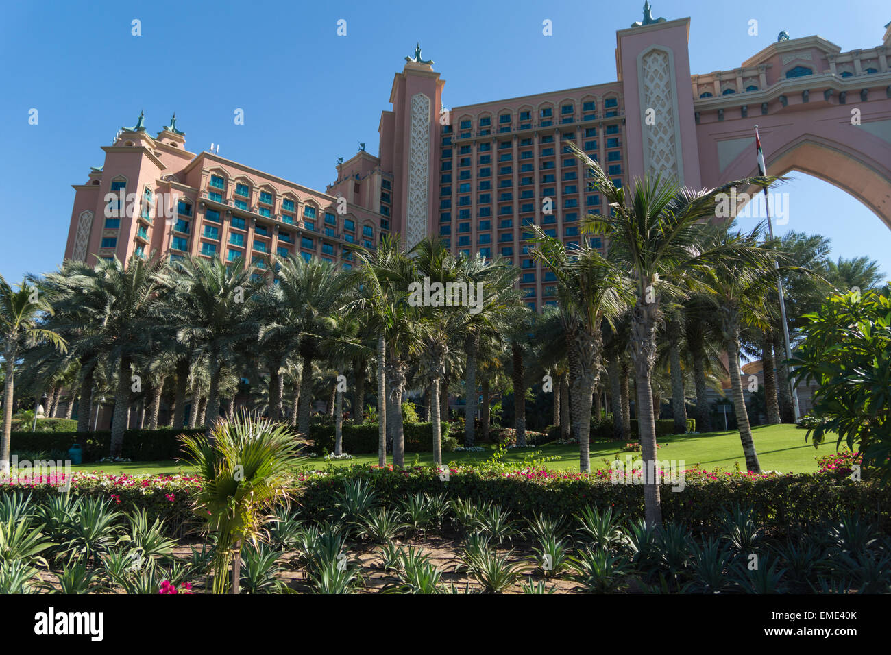 Atlantis Dubai The Palm Hotel & Resort Stock Photo