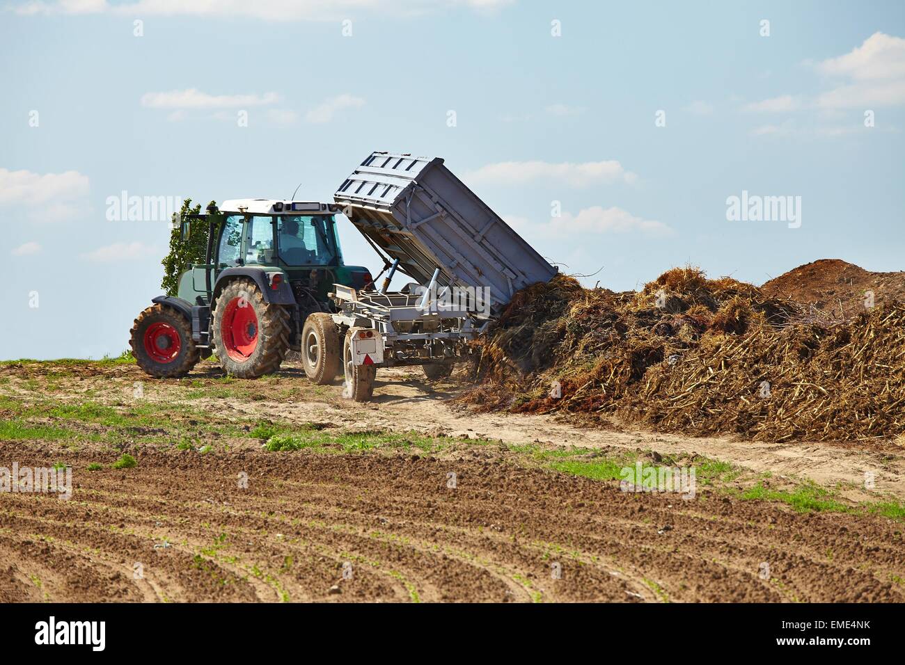 Tractor at work Stock Photo Alamy