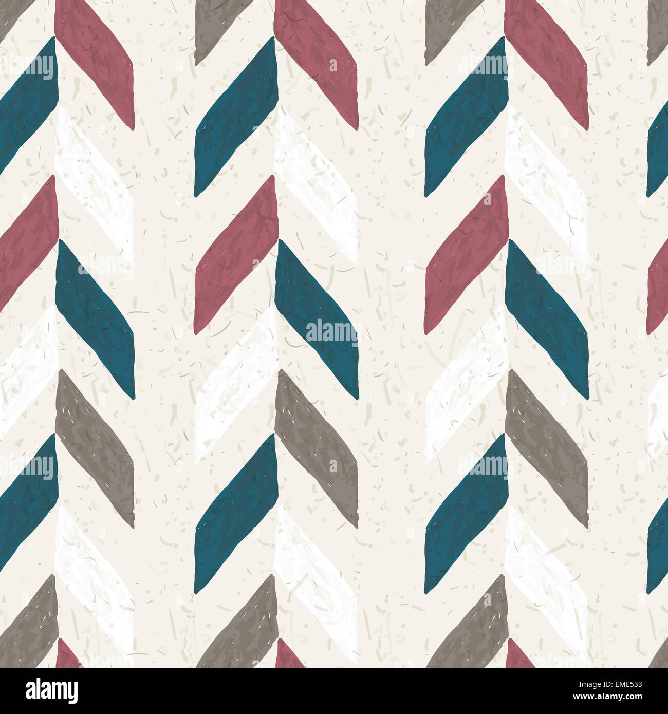 seamless hand drawn geometric pattern Stock Photo - Alamy
