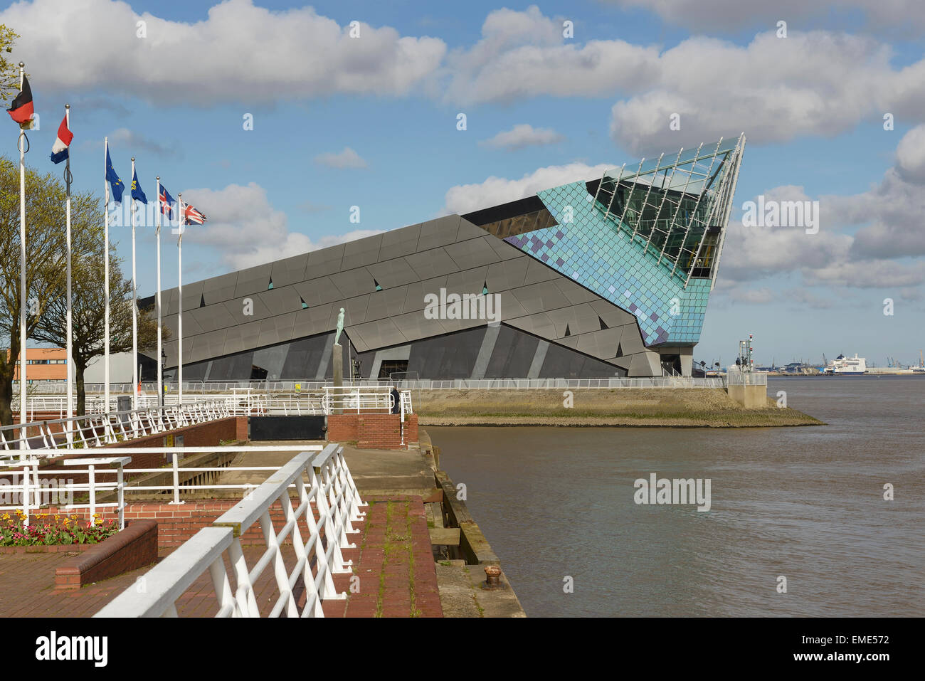 The Deep aquarium in Hull on the Humber Estuary UK Stock Photo